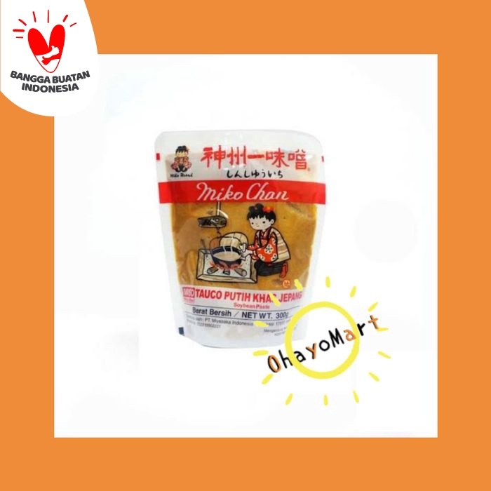 

NEW Shinshuichi Mikochan Shiro Miso Paste/ Pasta Miso/ Tauco Jepang 300g