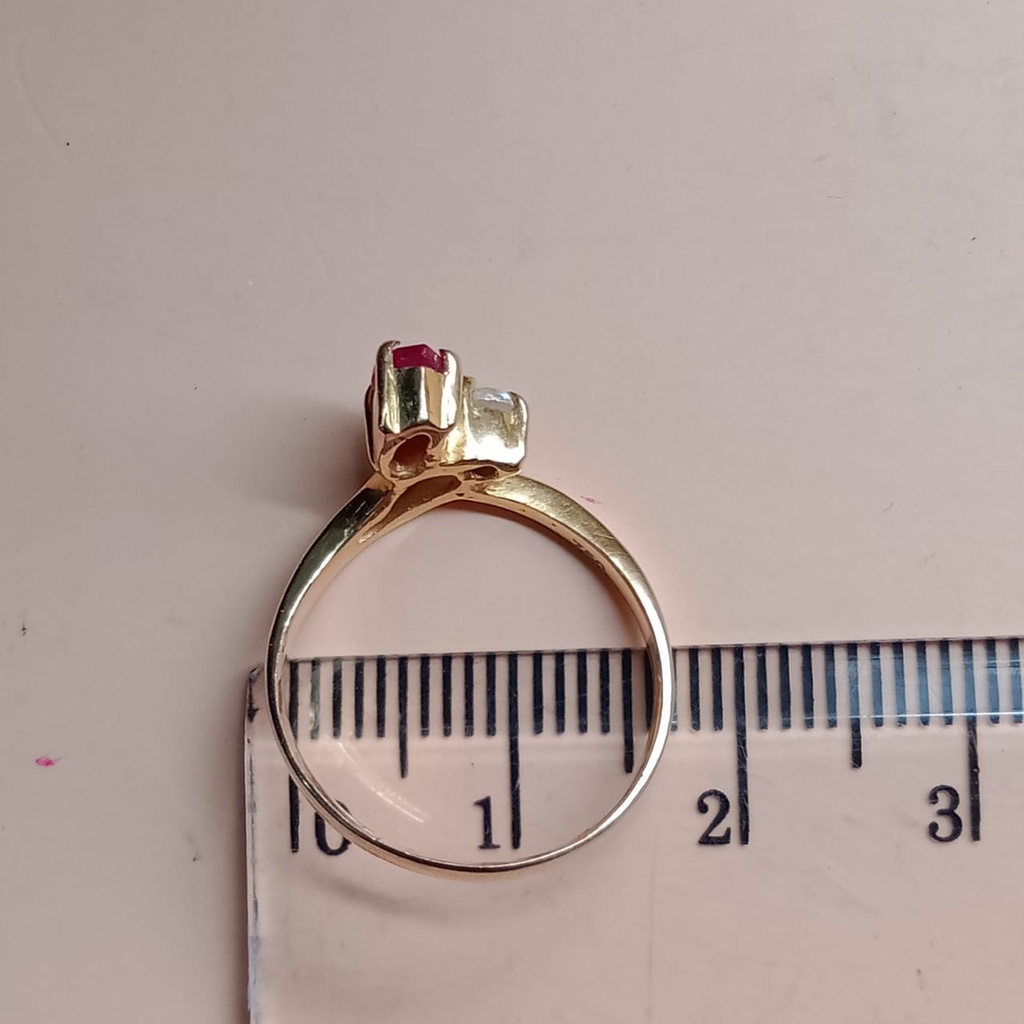 Cincin Emas 17K - 2.3 gr Kadar 750 - 72