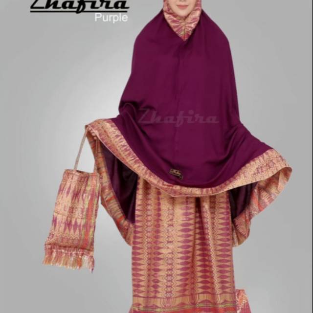 Mukena Songket Benang Emas