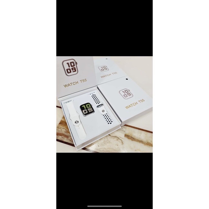 Smartwatch T500 Smartwatch T500 SWT500 COD-T55 Putih-Hitam