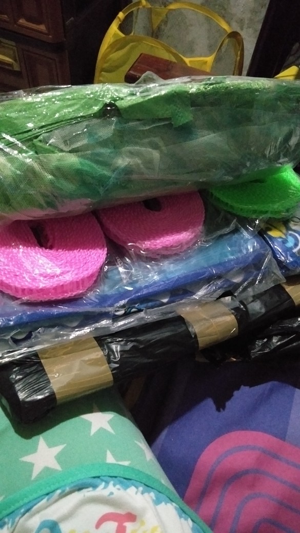 [ 1 Paket Isi 3 Pcs ] Tali Jemuran Praktis 5 Meter / Tali Jemuran 5 Meter Praktis & Murah