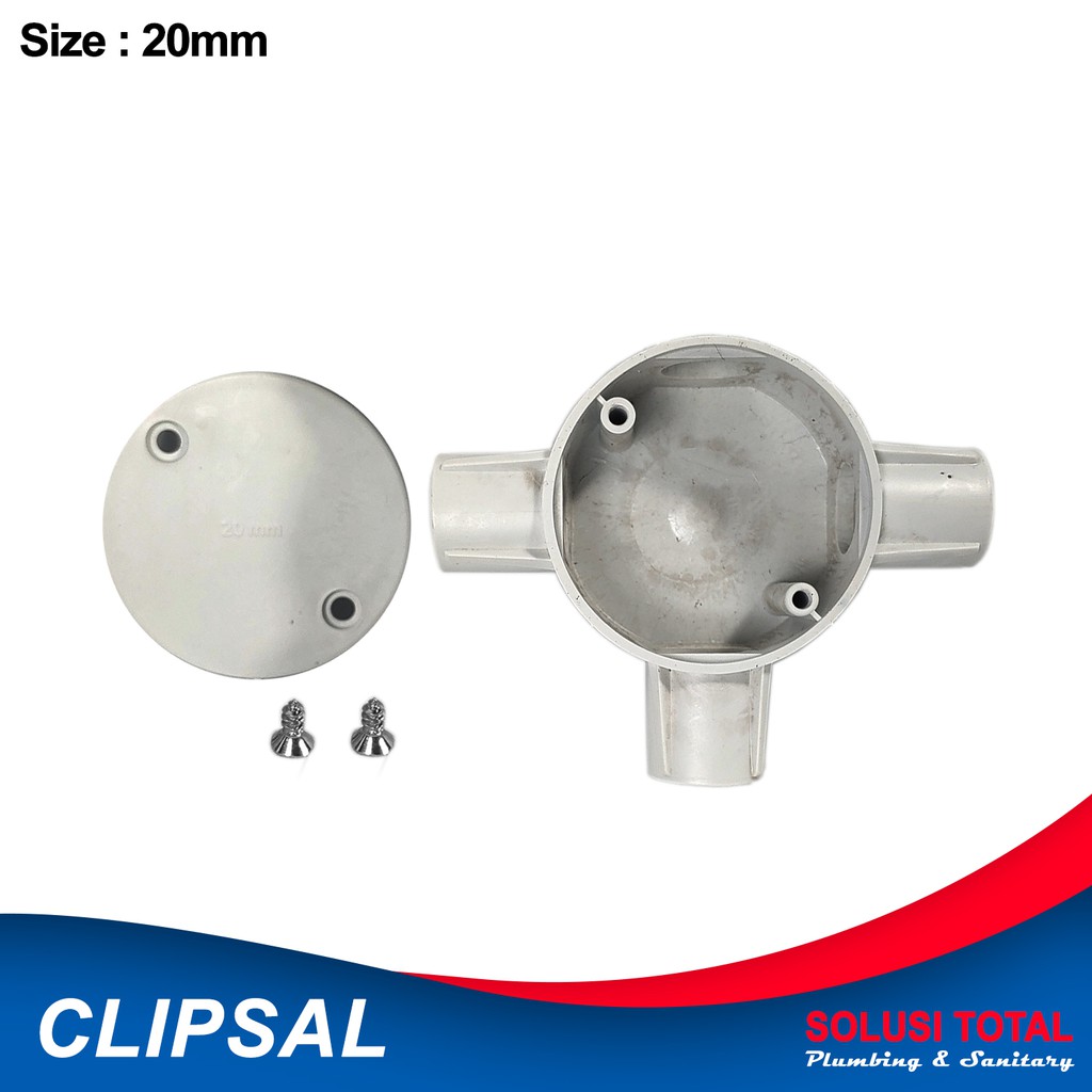 

Tee Dus Cabang 3 PVC 20mm Lokal