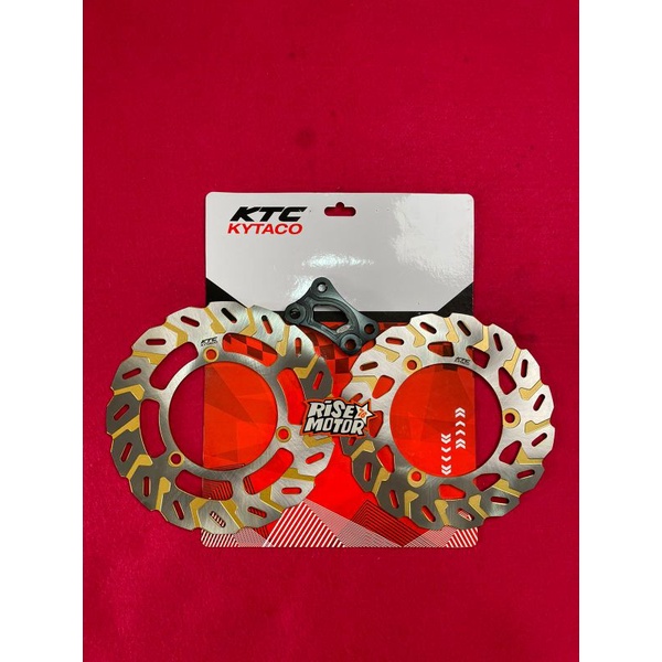 PIRINGAN DISC KTC KYTACO NMAX SET GOLD 245 MM