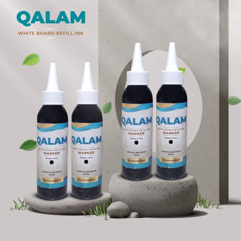 

QALAM Tinta Refill white board marker 100 ml