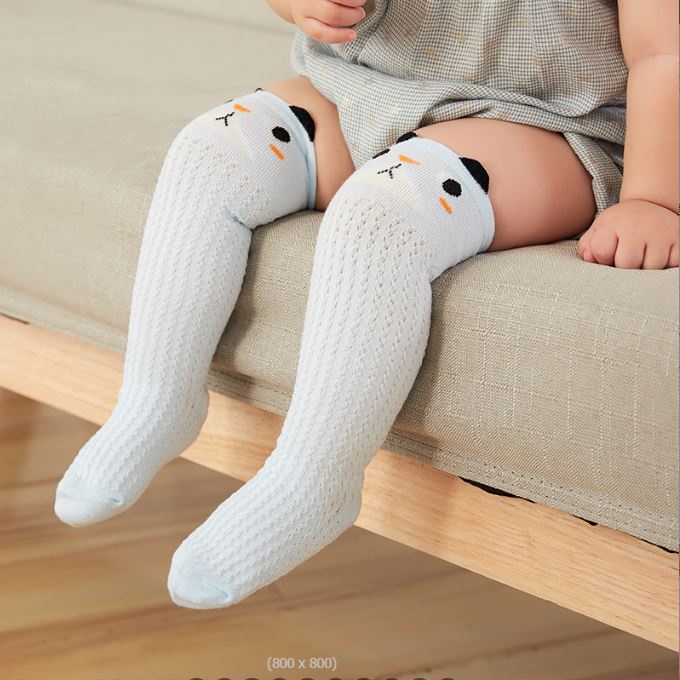 BV.ID KK680 KAOS KAKI ANAK BAYI ANTI NYAMUK JARING PANJANG KARAKTER LUCU HEWAN