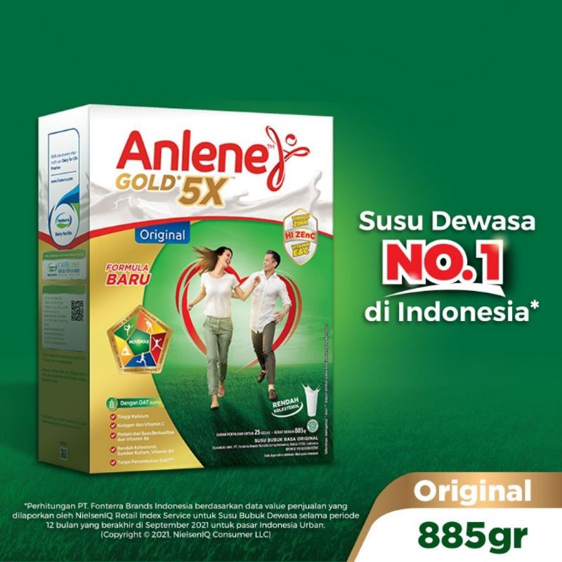 

ANLENE GOLD 5X ORIGINAL 885 G SUSU NUTRISI LANSIA