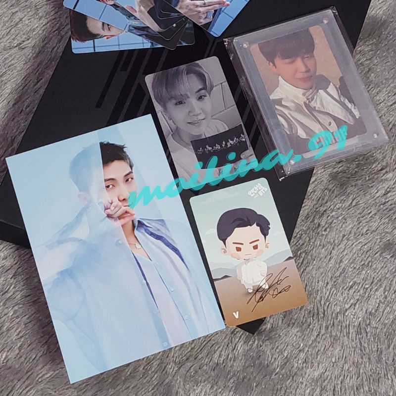 PROOF STANDARD OFFICIAL RPC YOONGI POB JIMIN ITS V POSTCARD NAMJOON