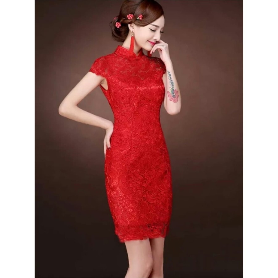 GL MD line Baju dress wanita cewe busui kerja kuliah gereja kondangan pernikahan natal imlek sincils