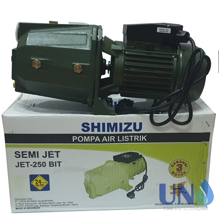 Shimizu Pompa Air Semi Jet Pump JET-250 BIT / JET250BIT / JET 250 BIT