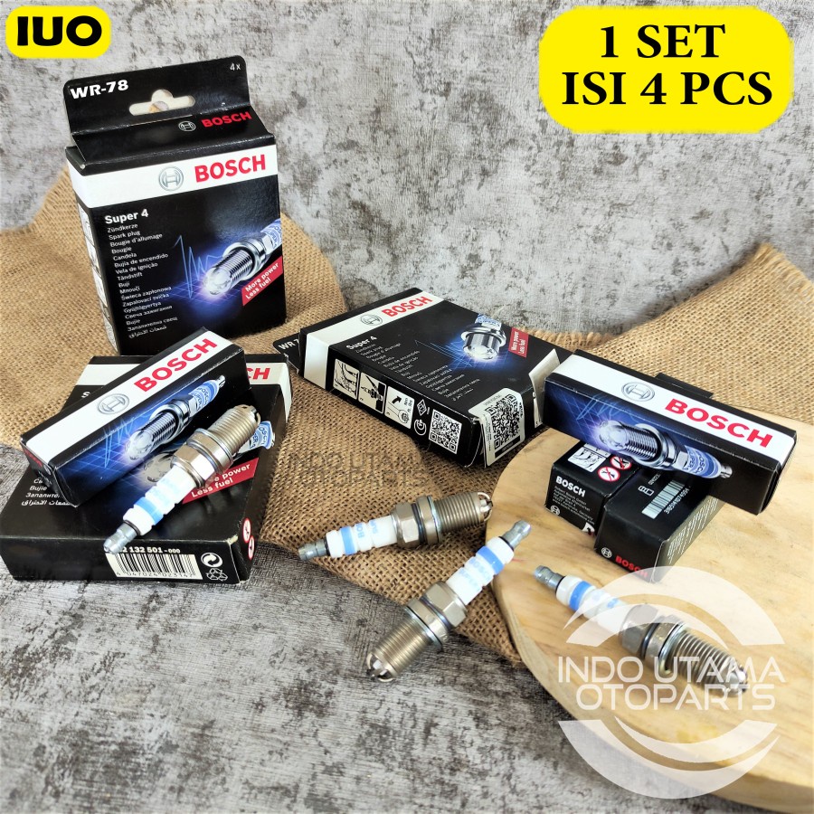 Busi BOSCH Kijang Kapsul Carry Futura Katana WR78 Super 4 - GERMANY (4pc)