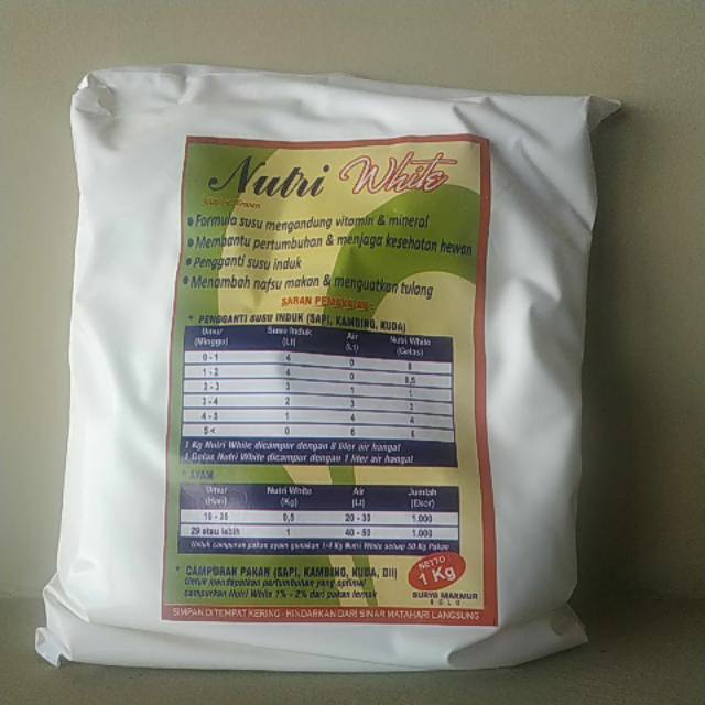 

Nutri white susu sapi kambing domba