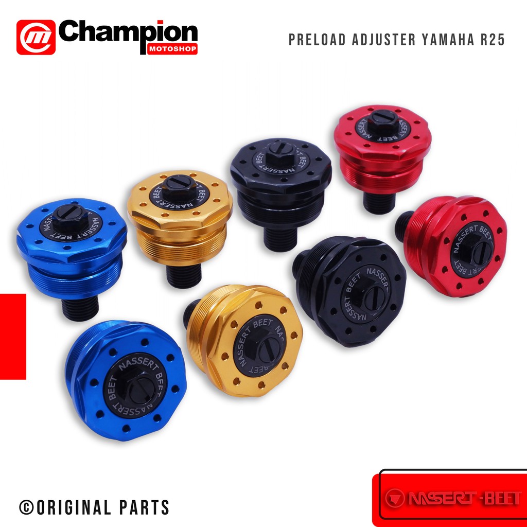 Setelan Sok Depan Preload Adjuster Yamaha R25 MT25 Nassert Beet