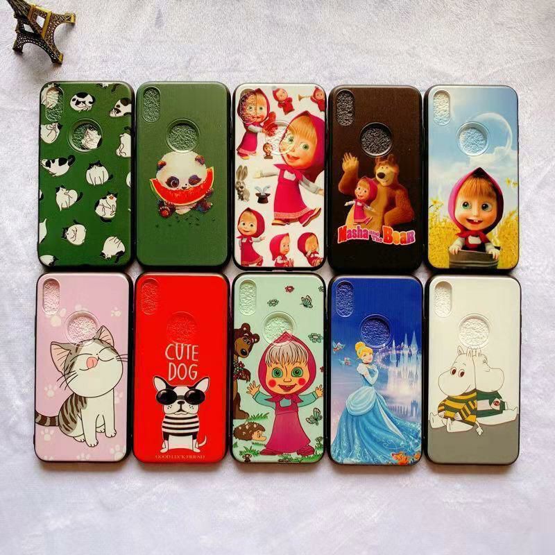 FUZE CASE MARSHA AND THE BEAR/PRINCESS/CUTE DOG/CAT/PANDA VIVO Y83 , Y91/Y95 , Y93 , Y91C