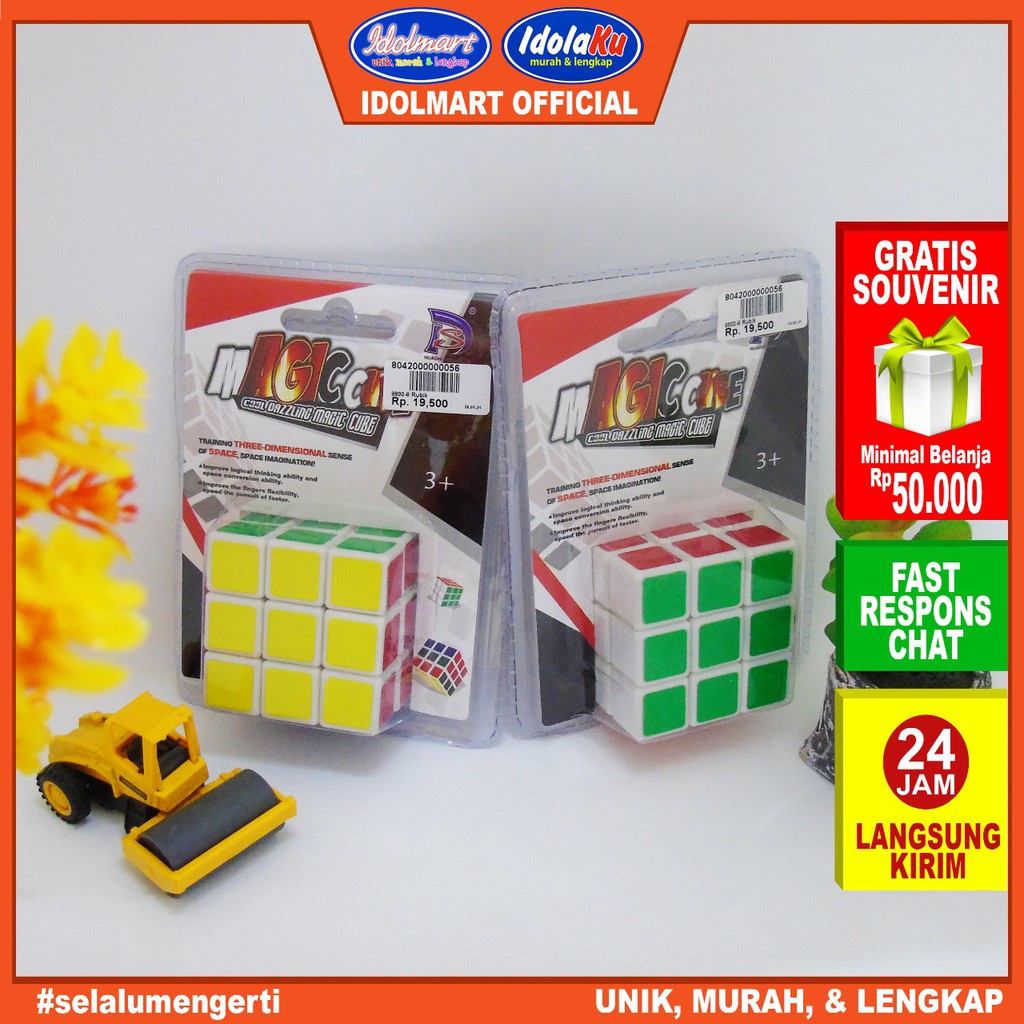 IDOLAKU Rubik 3x3 / Magic Cube Murah Berkualitas 8800-8