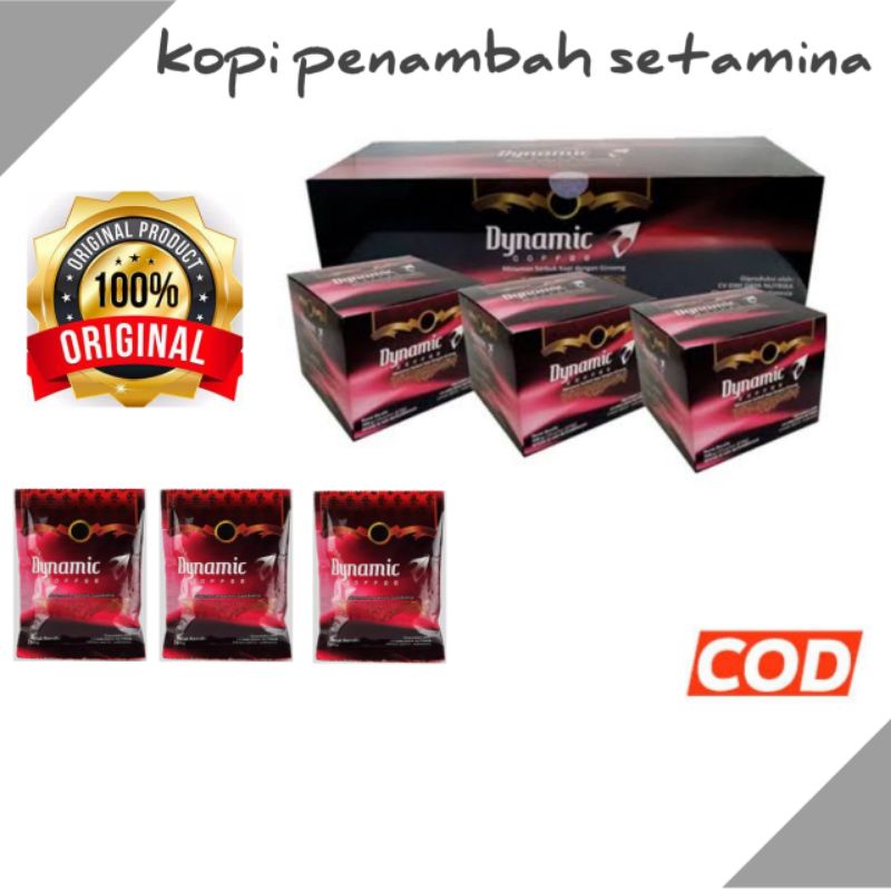 Kopi dynamik original kesehatan penambah setamina kejantanan pria