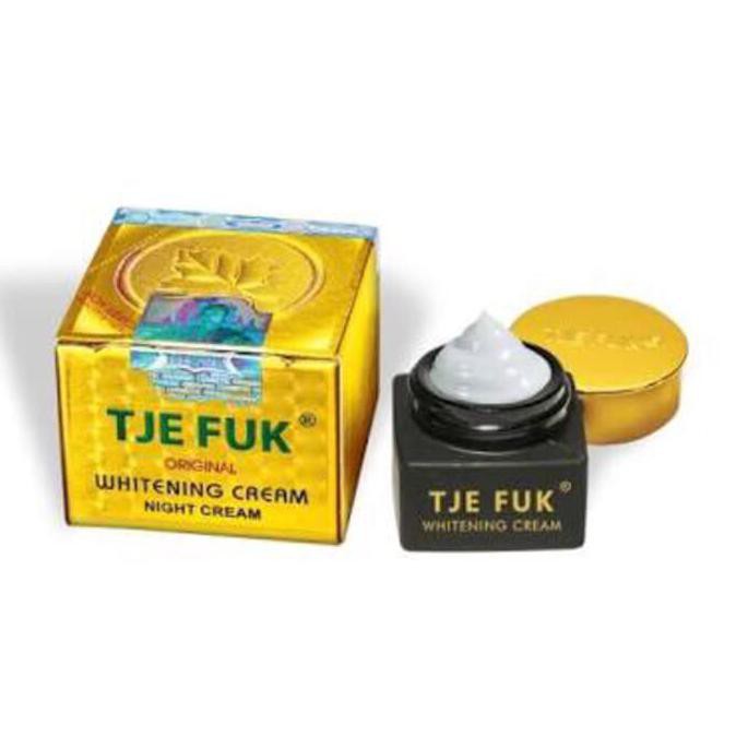 Tje Fuk Whitening NIGHT Cream Original 15g - Krim Wajah MALAM NEW