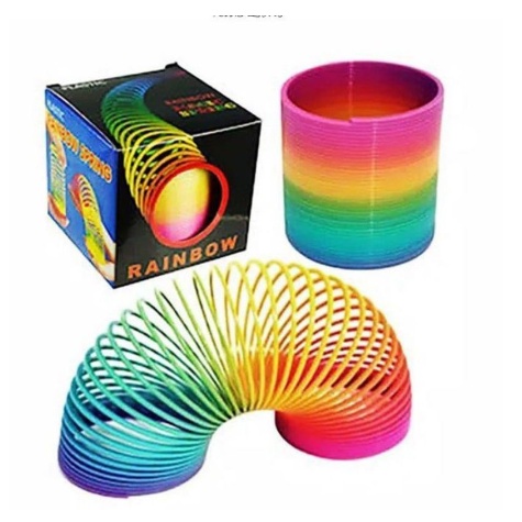 Per Pegas Spiral Rainbow Magic Spring / Mainan Anak Magic Spring Slinky Pir Pelangi