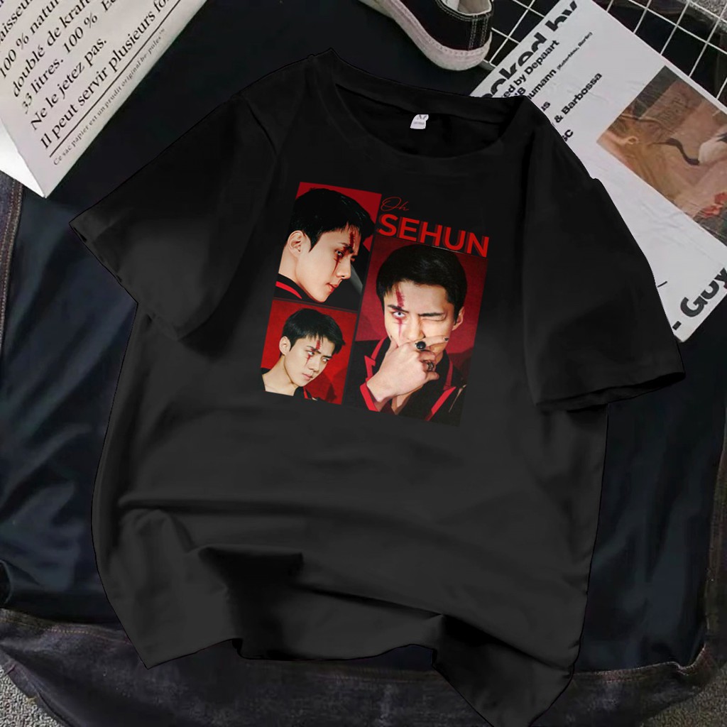 Pretty Savage- Kaos Oversize EXO Sehun Photo