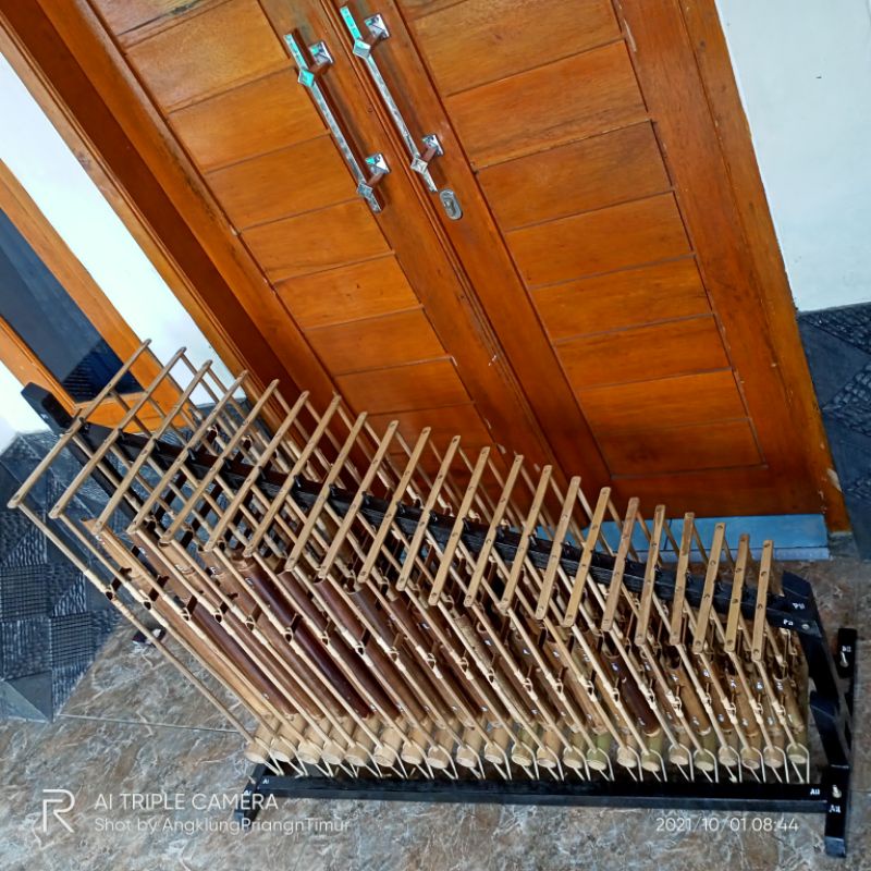 Angklung pengamen 22 nada 3 tabung ( C - c )