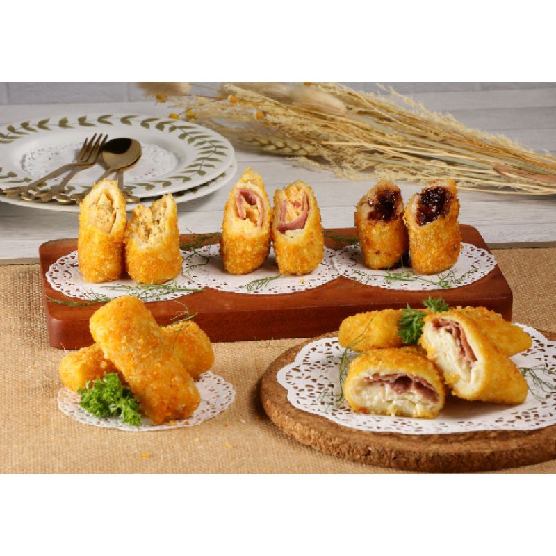 

Risoles Mayonaise Smoked beef Cheese