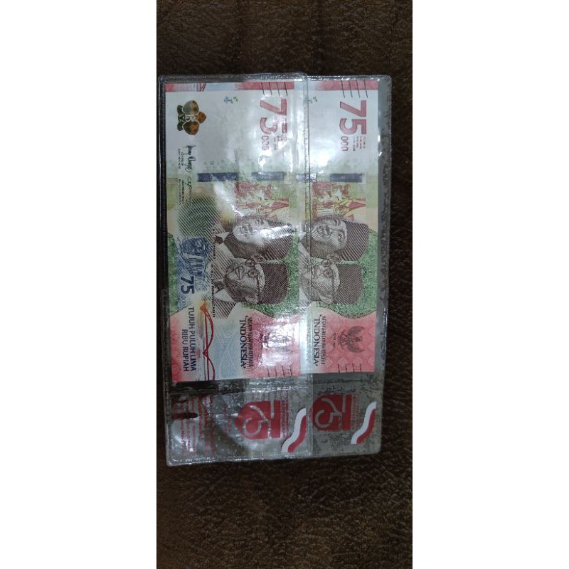 75 Ribu Rupiah ASLI