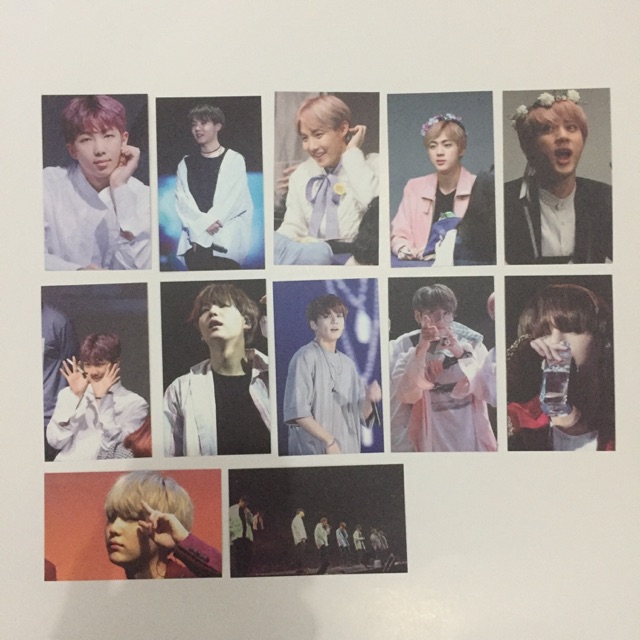 Photocard PC BTS JUNGKOOK V JIN RM JHOPE SUGA (fansite goods)
