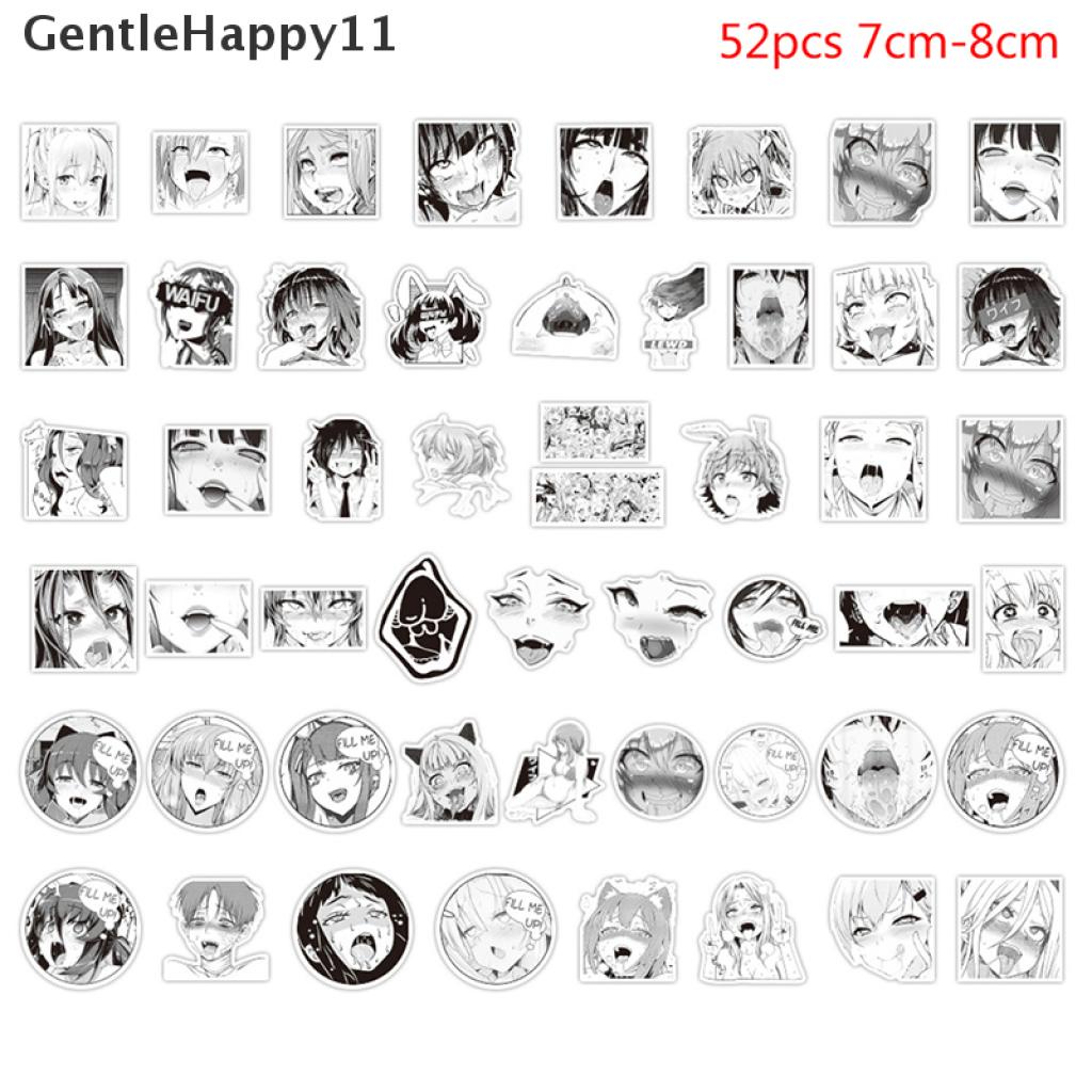 Gentlehappy 52pcs Stiker Motif Kartun Perempuan Sexy Untuk Dekorasi Laptop Adesivos