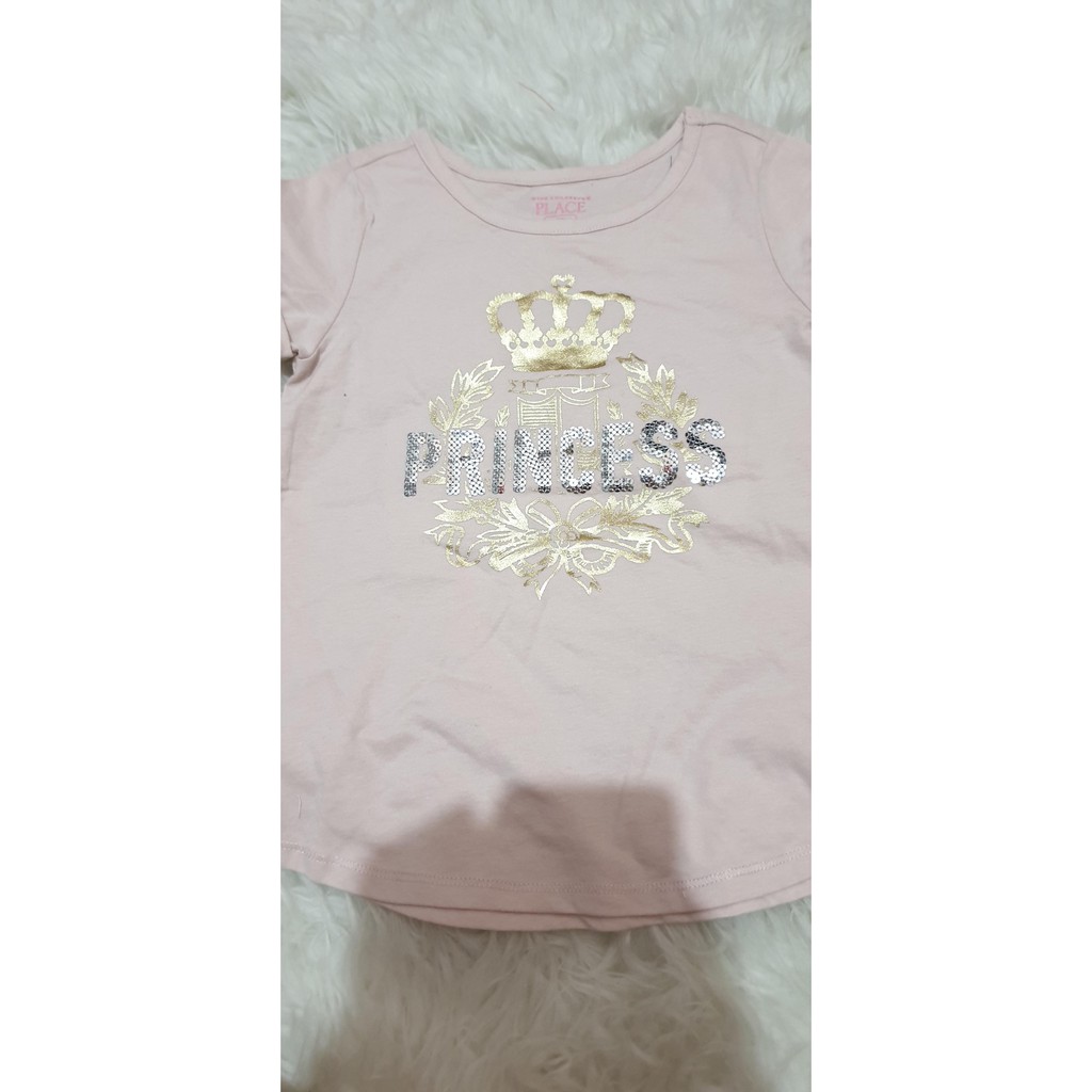KAOS ANAK SEQUIN "PRINCESS" PEACH 5y