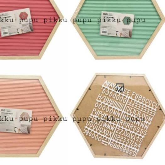 

Promo Letterboard | papan huruf letter board | hexagonal letter board
