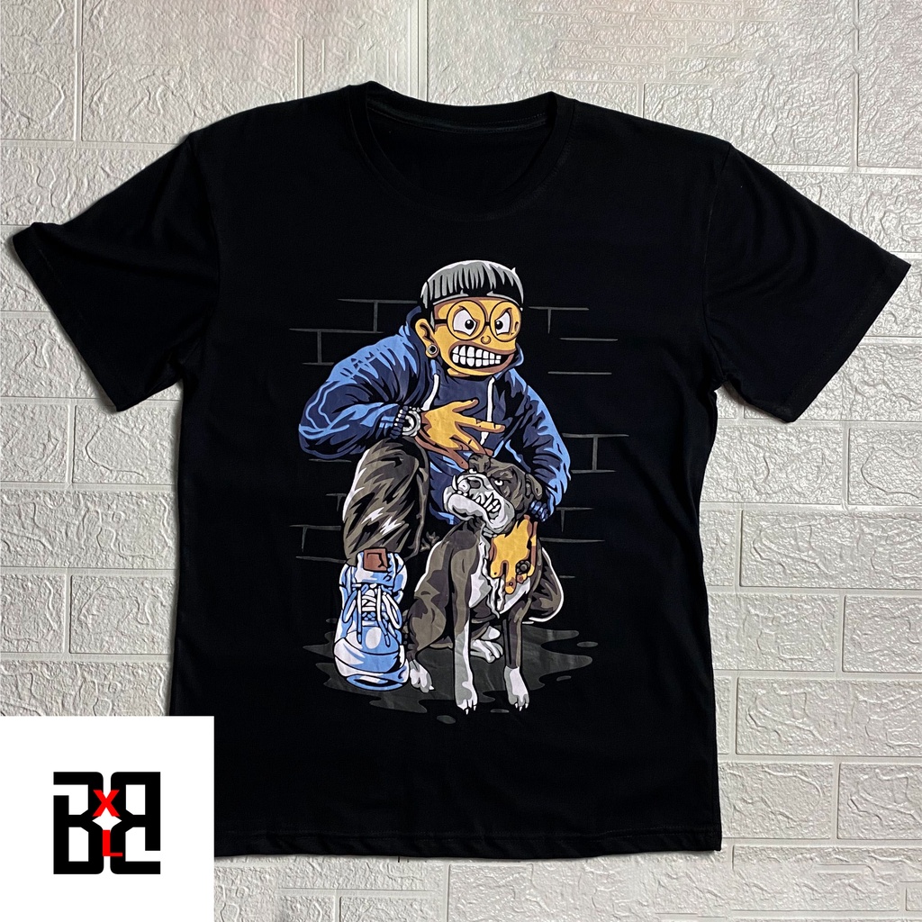 kaos distro pria Kaos nobita kaos anime kaos pria t shirt pria t shirt distro