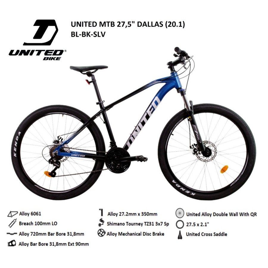 SEPEDA MTB 27,5 UNITED DALLAS