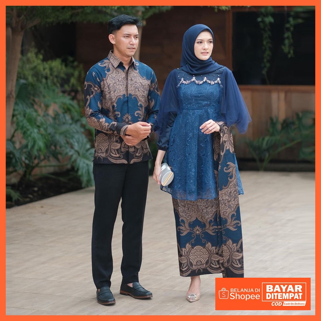 PRODUK TERBARU - BISA COD | KEBAYA COUPLE BRUKAT PREMIUM HARGA TERMURAH | BAJU BATIK COUPLE KEBAYA KONDANGAN KEBAYA LAMARAN TUNANGAN SERAGAM BRIDESMAID | OUTFIT PESTA PERNIKAHAN MODERN