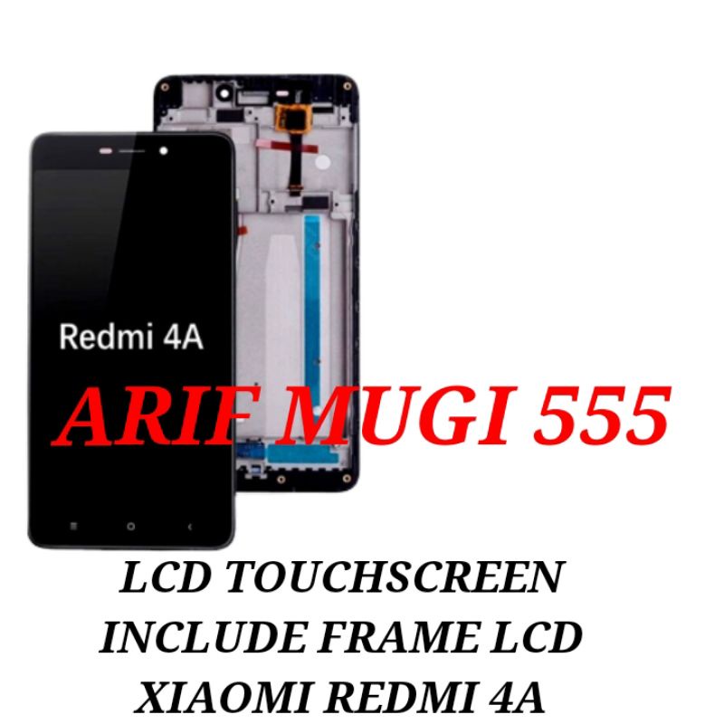 Lcd Xiaomi Redmi 4a include Frame Tulang Lcd Fullset Touchscreen Original