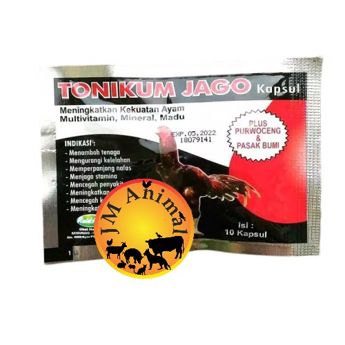 TONIKUM JAGO KAPSUL multivitamin,mineral,madu untuk kekuatan ayam