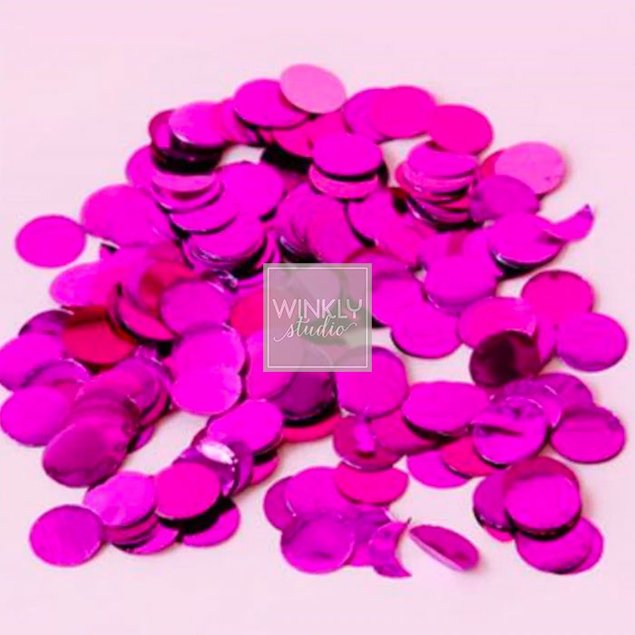 Confetti Bulat / Foil Confetti Balon / Confeti Popper Metalik 15 gram