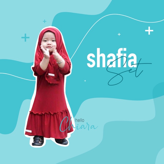Gamis Anak Murah Best Seller Shafia Set Ori Bebica Hijab