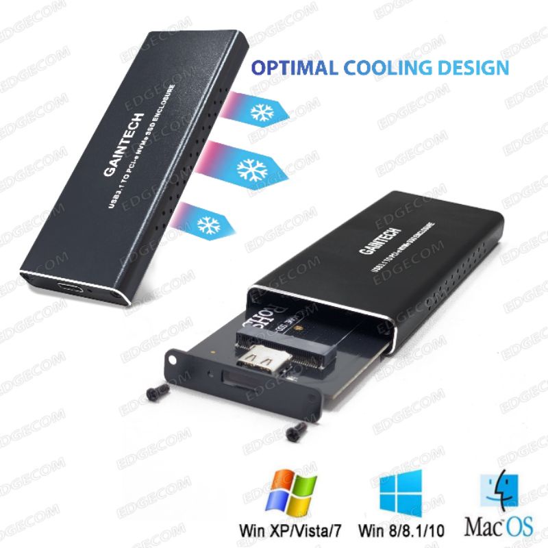 Casing External USB 3.1 SSD M.2 NVMe