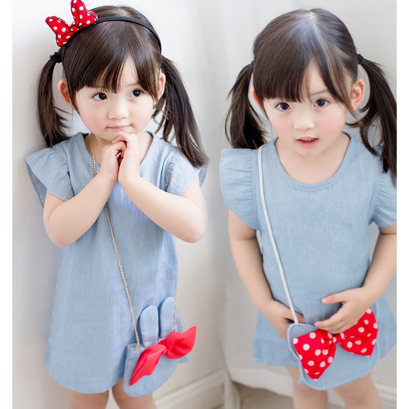 VISION ONLINE DRESS YEBIN BAJU ANAK PEREMPUAN DRESS ANAK CEWEK TAS MIKY  COD GRATIS ONGKIR FASHION BAYI ANAK