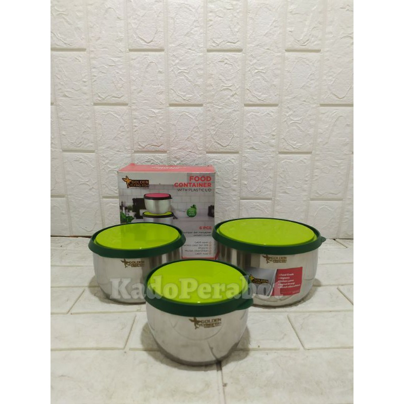 penyimpanan makanan - food container + plastik LID - tempat sayur buah