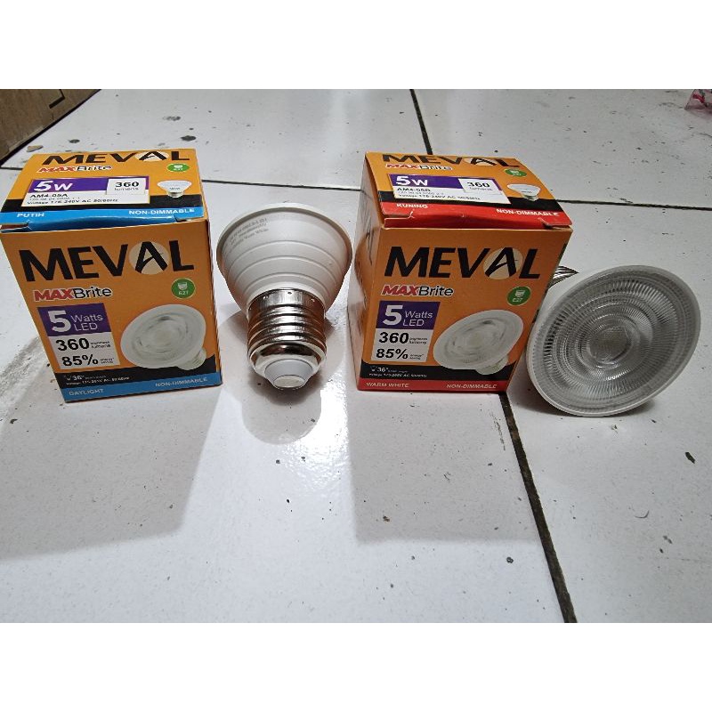 Meval led sorot e27 maxbrite 5w