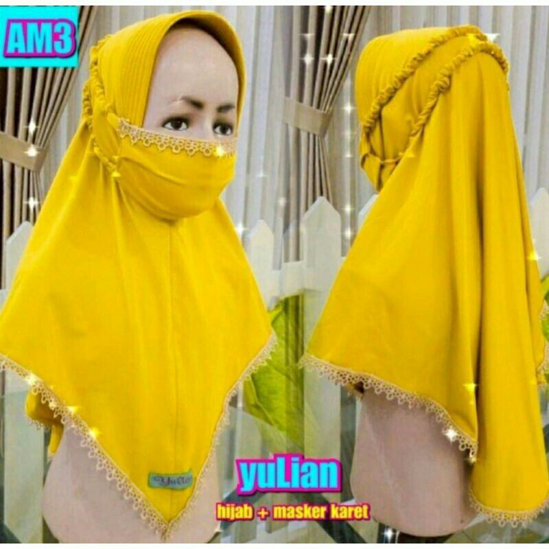 Hijab anak  masker ory yulian