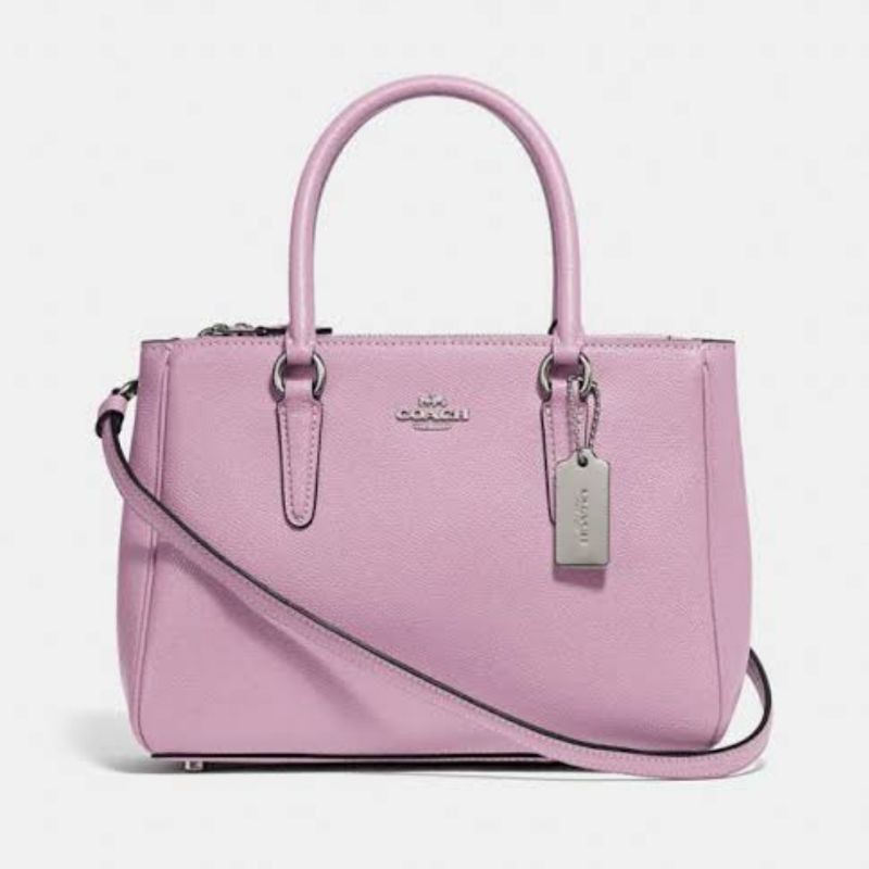 coach bag tas mini surrey lilac second preloved bekas pre owned original