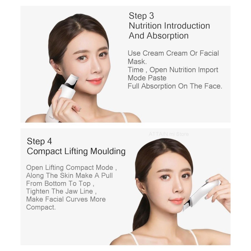 XIAOMI WELLSKINS Ultrasonic Facial Scrubber Deep Cleansing - WX-CJ101