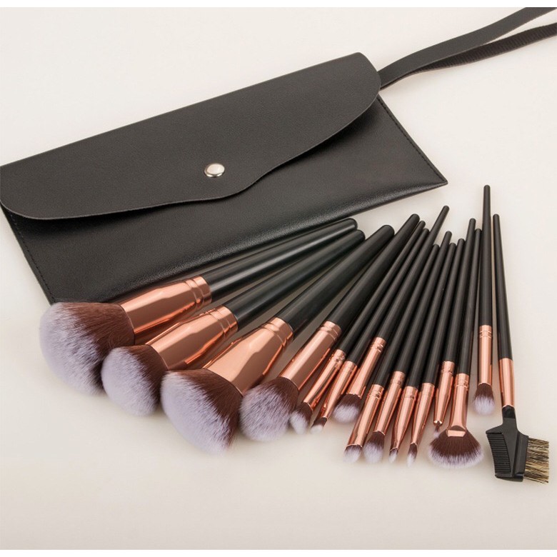 Kuas Make Up Set 15 Pcs 20 Pcs Alat Make Up Brush Kosmetik