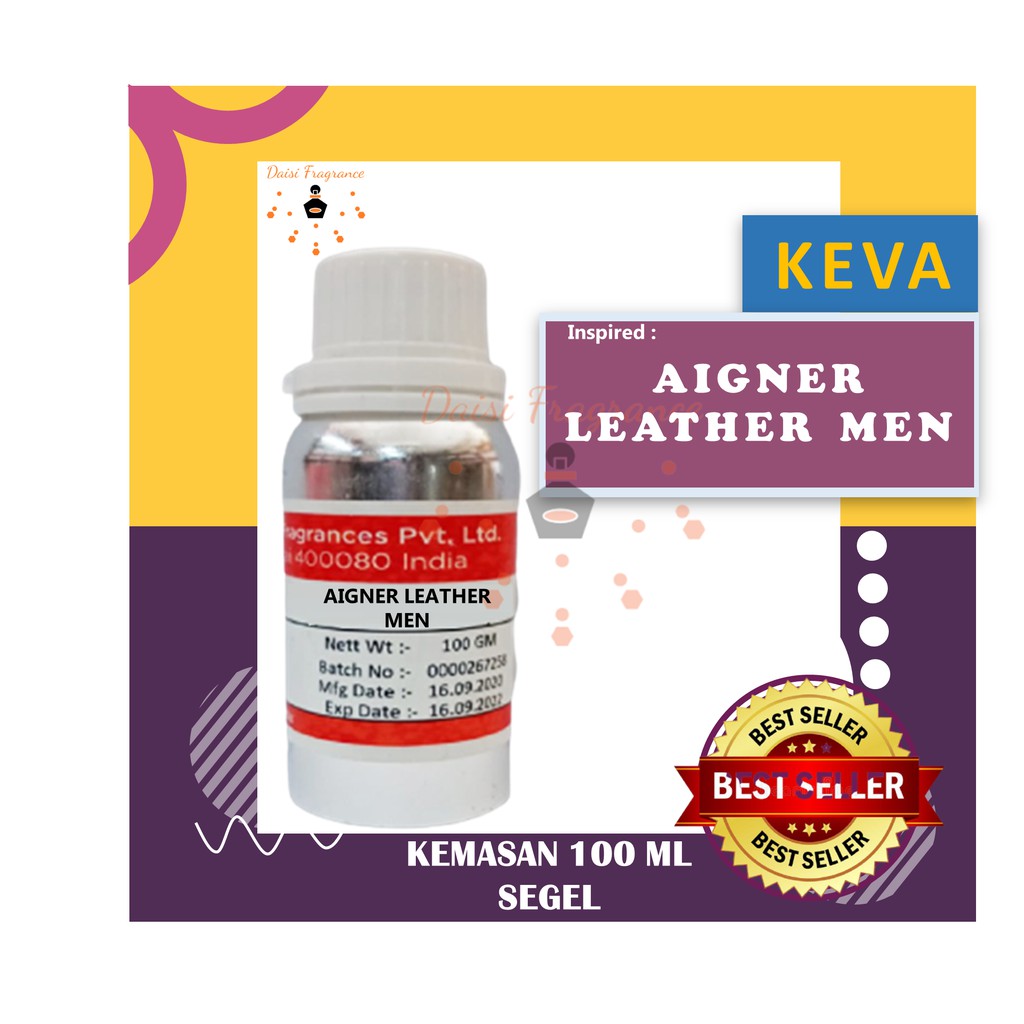 BIBIT PARFUM  MURNI KEVA AIGNER LEATHER MEN | 100ML | KEVA | SEGEL | UNISEX | PARFUM | PARFUME