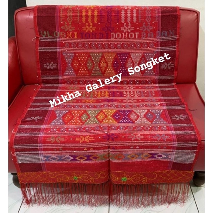 Ulos Sadum Angkola Bordir Merah