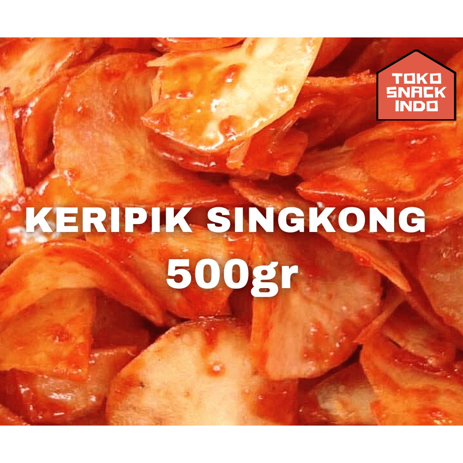 

KERIPIK SINGKONG PEDAS 500gr