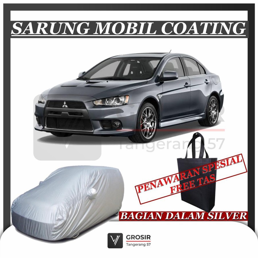 SARUNG MOBIL LANCER EVO 5 EX COATING BODY COVER LANCER EVO 5 EX