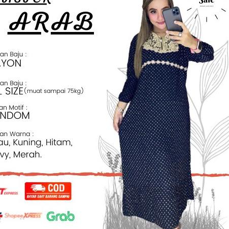 Daster Arab Sultan Renda wanita Lengan Panjang busui bumil Muslimah adem Premium Viral kekinian 202