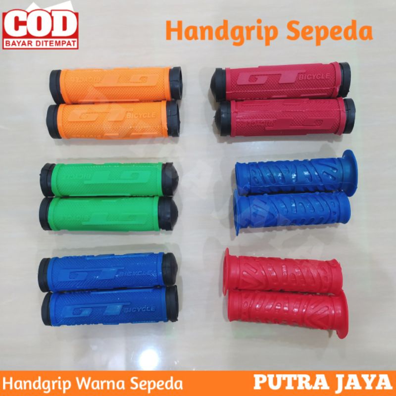 HandGrip Sepeda anak 12 16 18 20 Handle Grip Warna GT satu pasang Sepeda BMX Lipat MTB Fixie